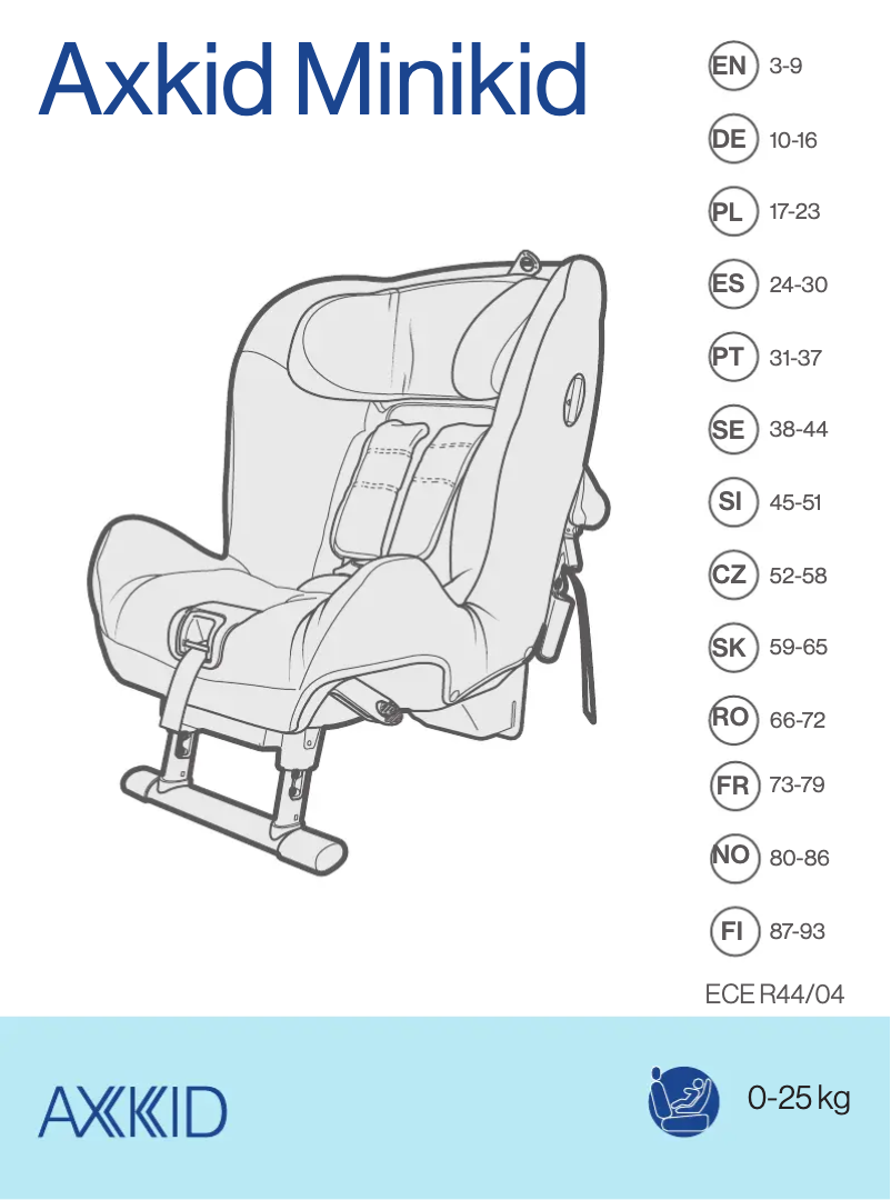 Image de la première page du manuel de l'appareil Minikid 2