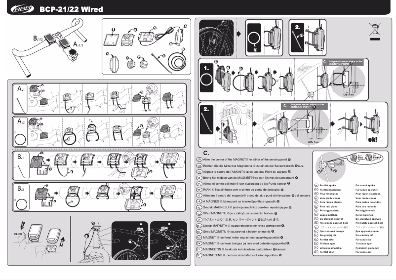 Imagen de la primera página del manual del dispositivo BCP-22