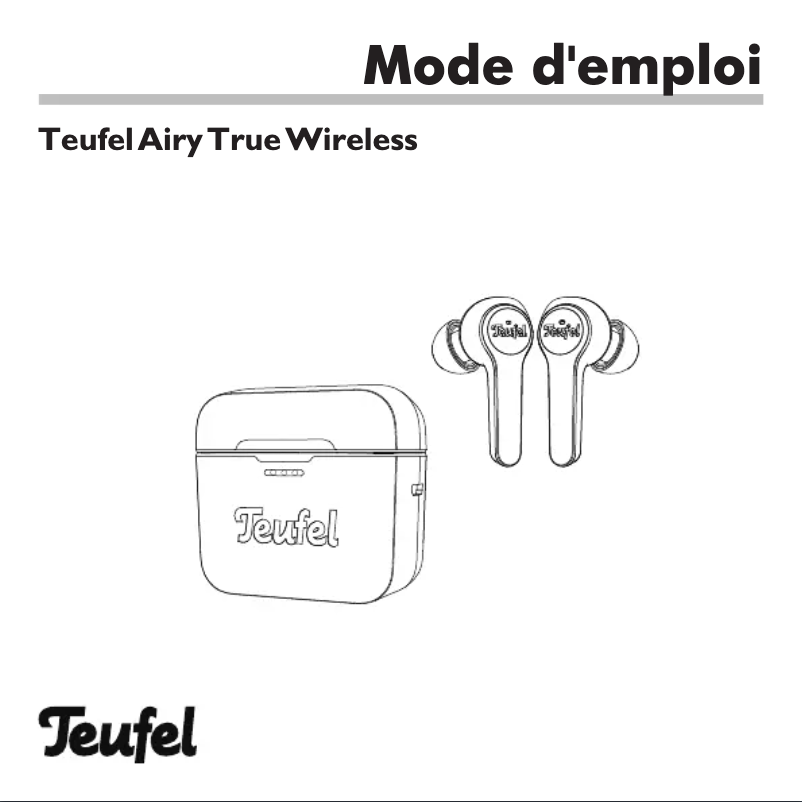 Page 1 de la notice Manuel utilisateur Teufel Airy True Wireless