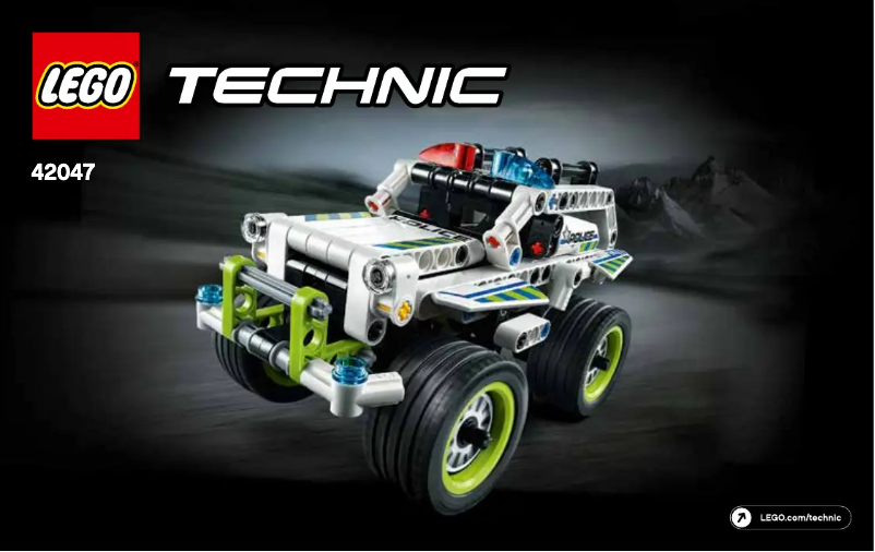 Page 1 de la notice Consignes visuelles Lego Technic 42047