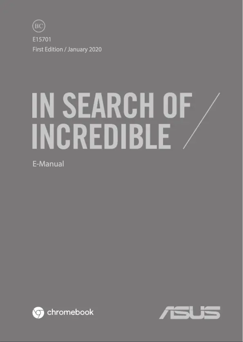 Image de la première page du manuel de l'appareil Chromebook C436FA