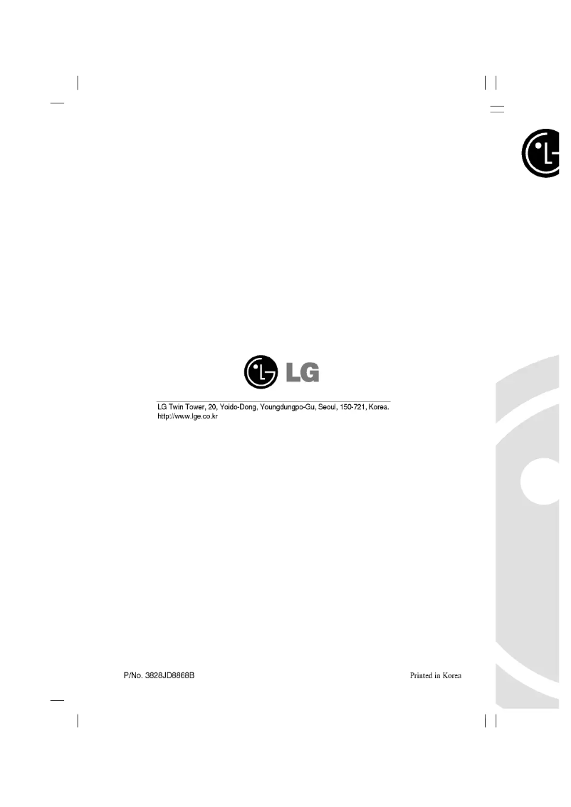 Page 1 de la notice Manuel utilisateur LG GR-459BVJV