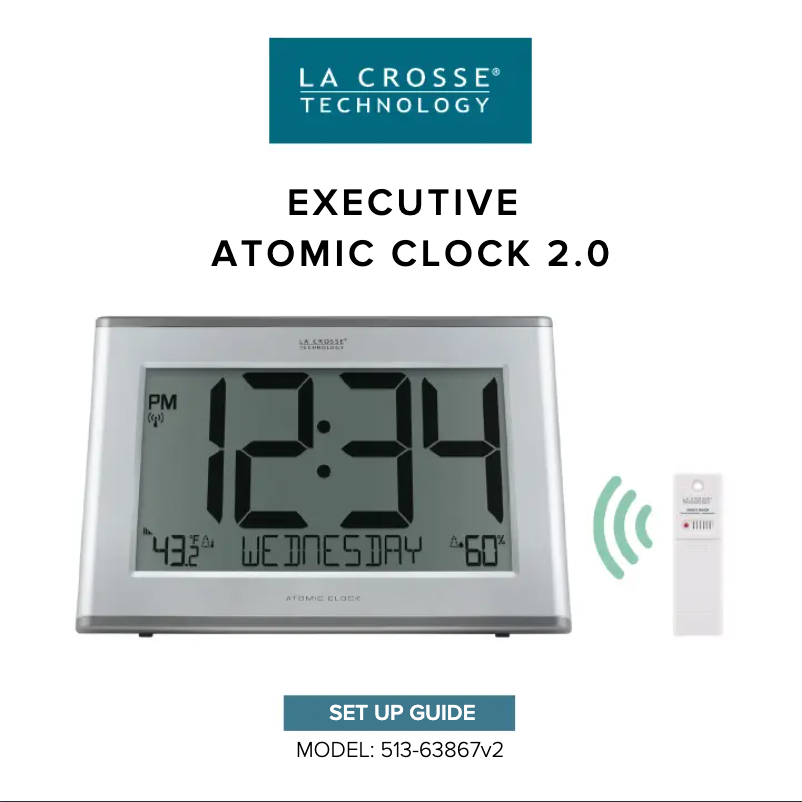 Page n°1 - Manuel utilisateur La Crosse Technology 513-63867