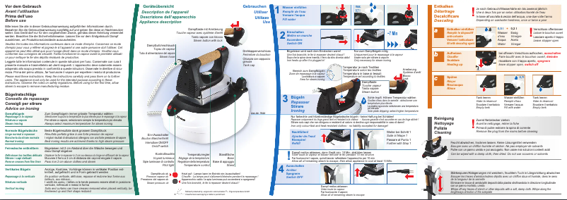 Page n°1 - Manuel utilisateur Trisa Easy Steam