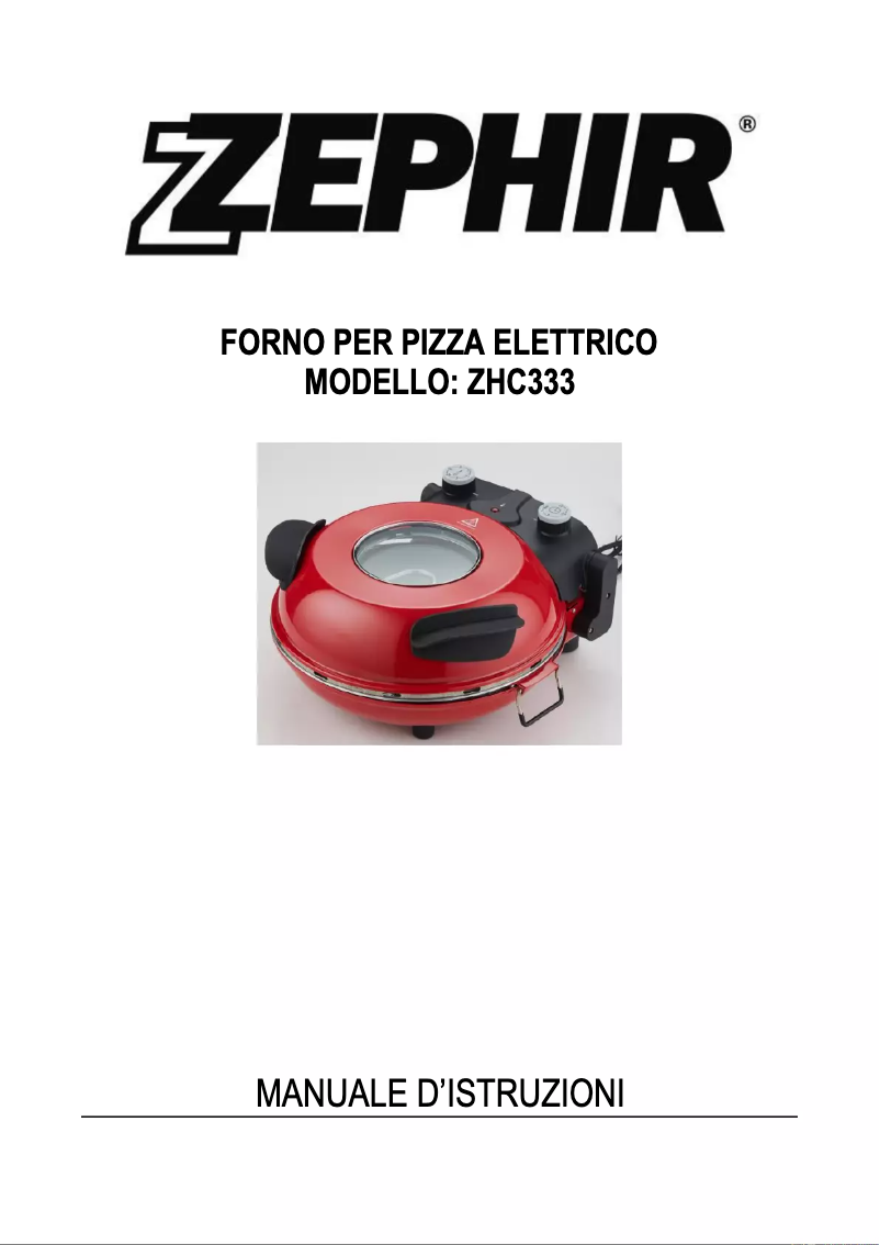 Imagen de la primera página del manual del dispositivo ZHC333