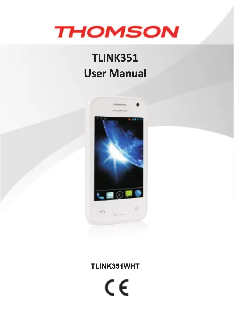 Page 1 de la notice Manuel utilisateur Thomson TLINK351