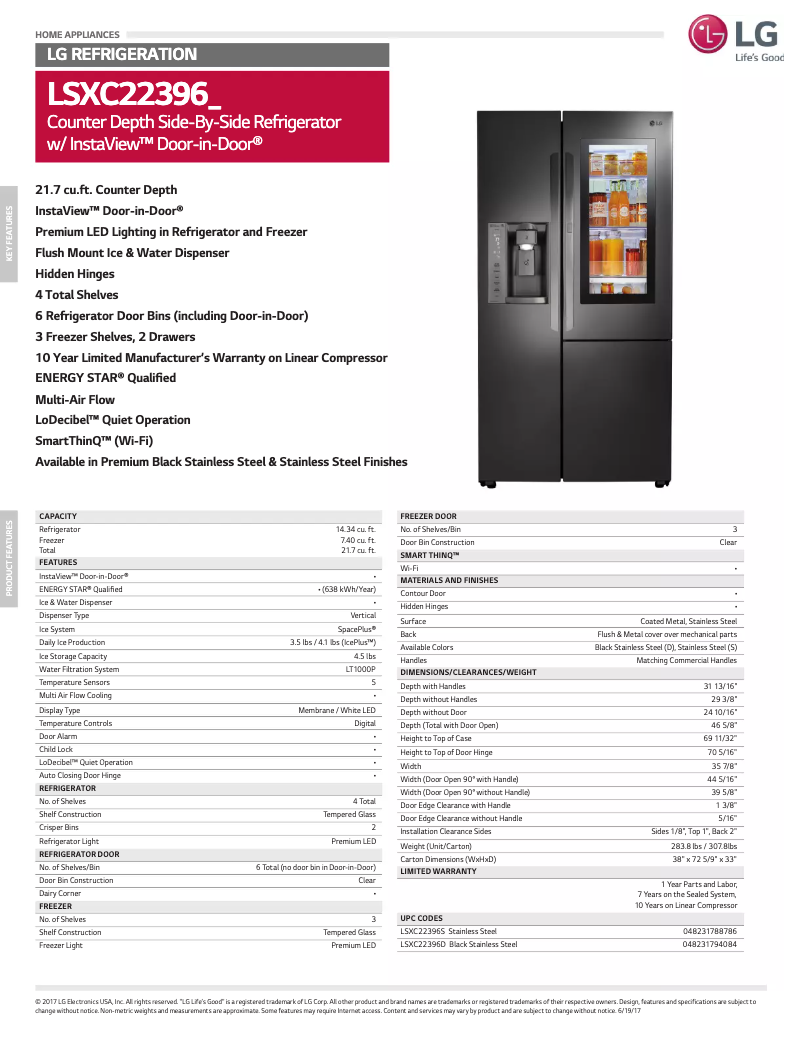 Image de la première page du manuel de l'appareil LSXC22396