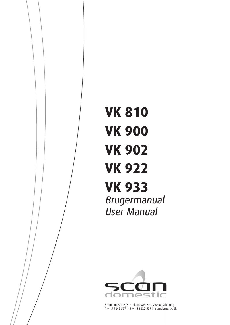 Image de la première page du manuel de l'appareil VK 810