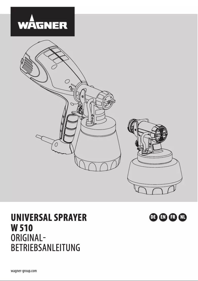 Page n°1 - Manuel utilisateur Wagner Universal Sprayer W 510