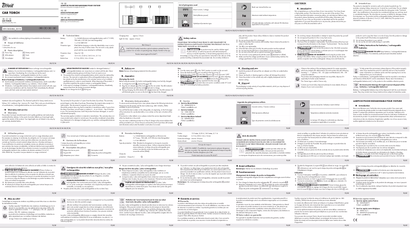 Page n°1 - Manuel utilisateur Crivit IAN 365684