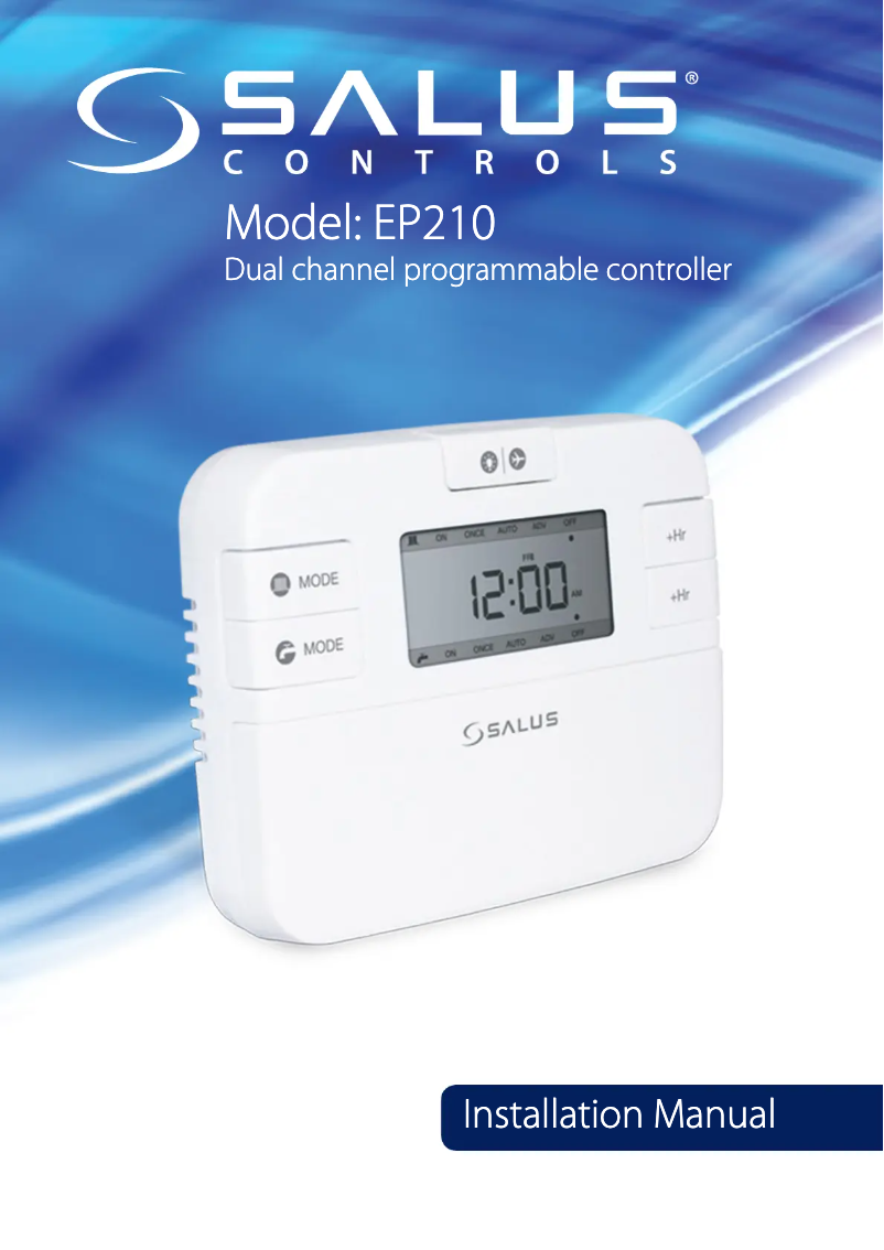 Page 1 de la notice Manuel utilisateur Salus EP210