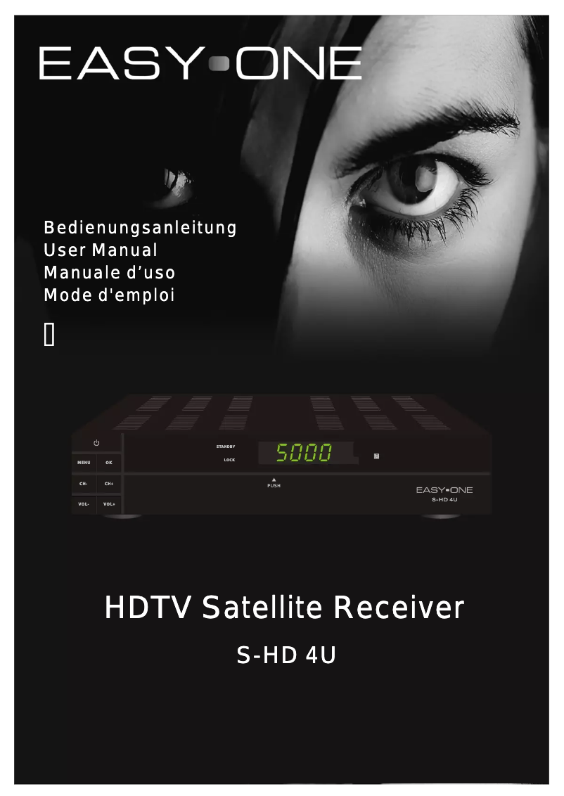 Image de la première page du manuel de l'appareil EasyOne S-HD 4U