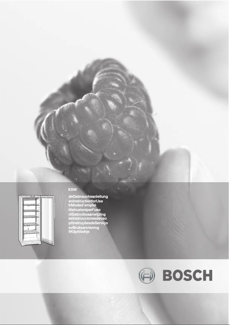 Page n°1 - Manuel utilisateur Bosch KSW38980