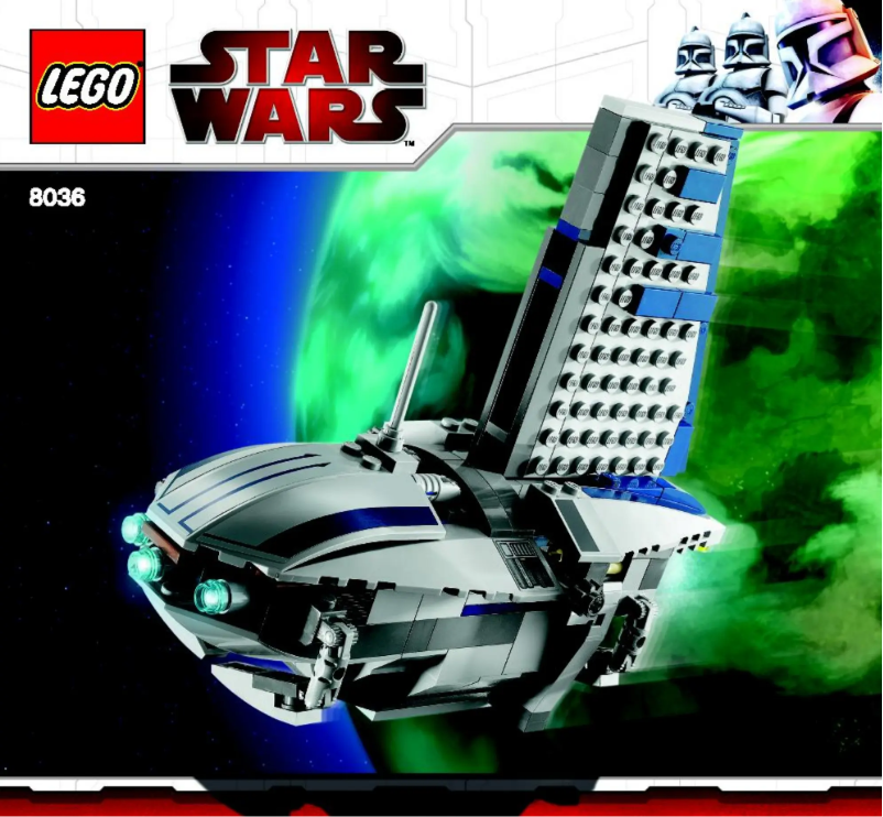 Image de la première page du manuel de l'appareil Separatist Shuttle (TM)