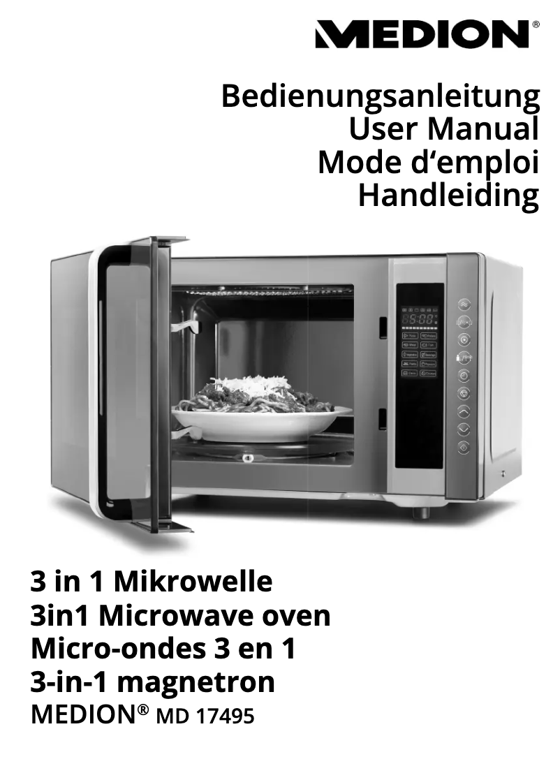 Image de la première page du manuel de l'appareil MD 17495