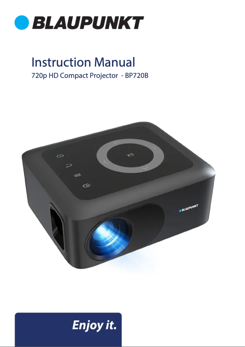Page 1 de la notice Manuel utilisateur Blaupunkt BP720B
