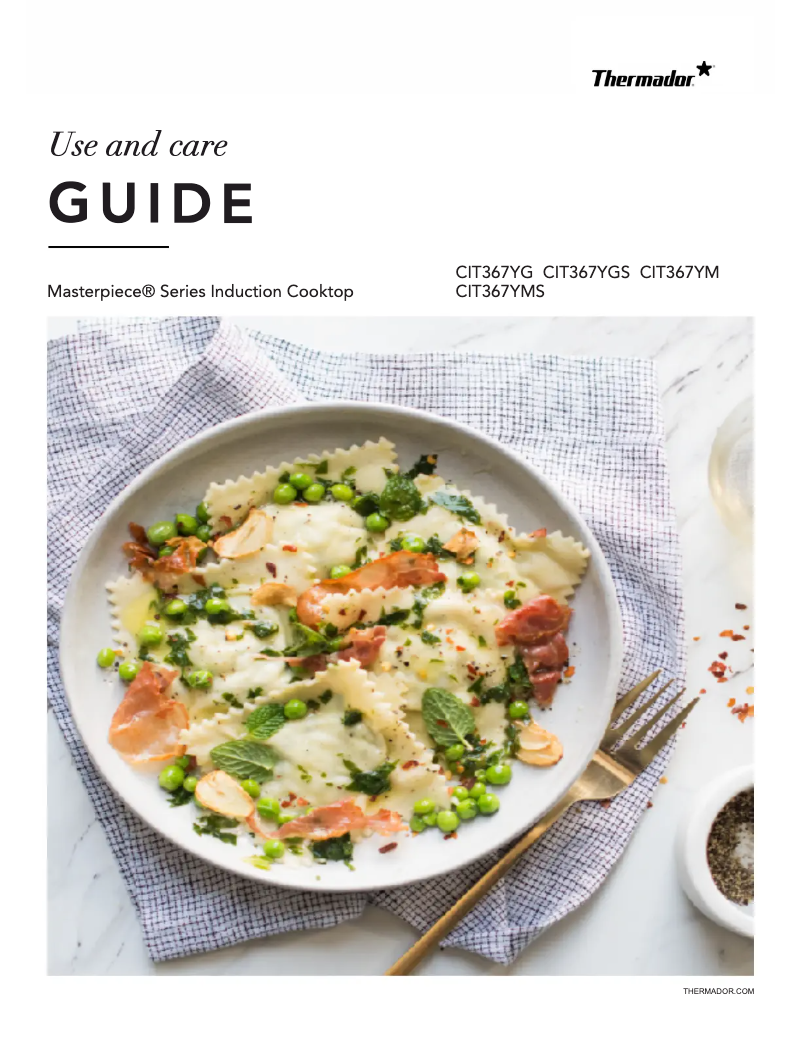 Image de la première page du manuel de l'appareil CIT367YM