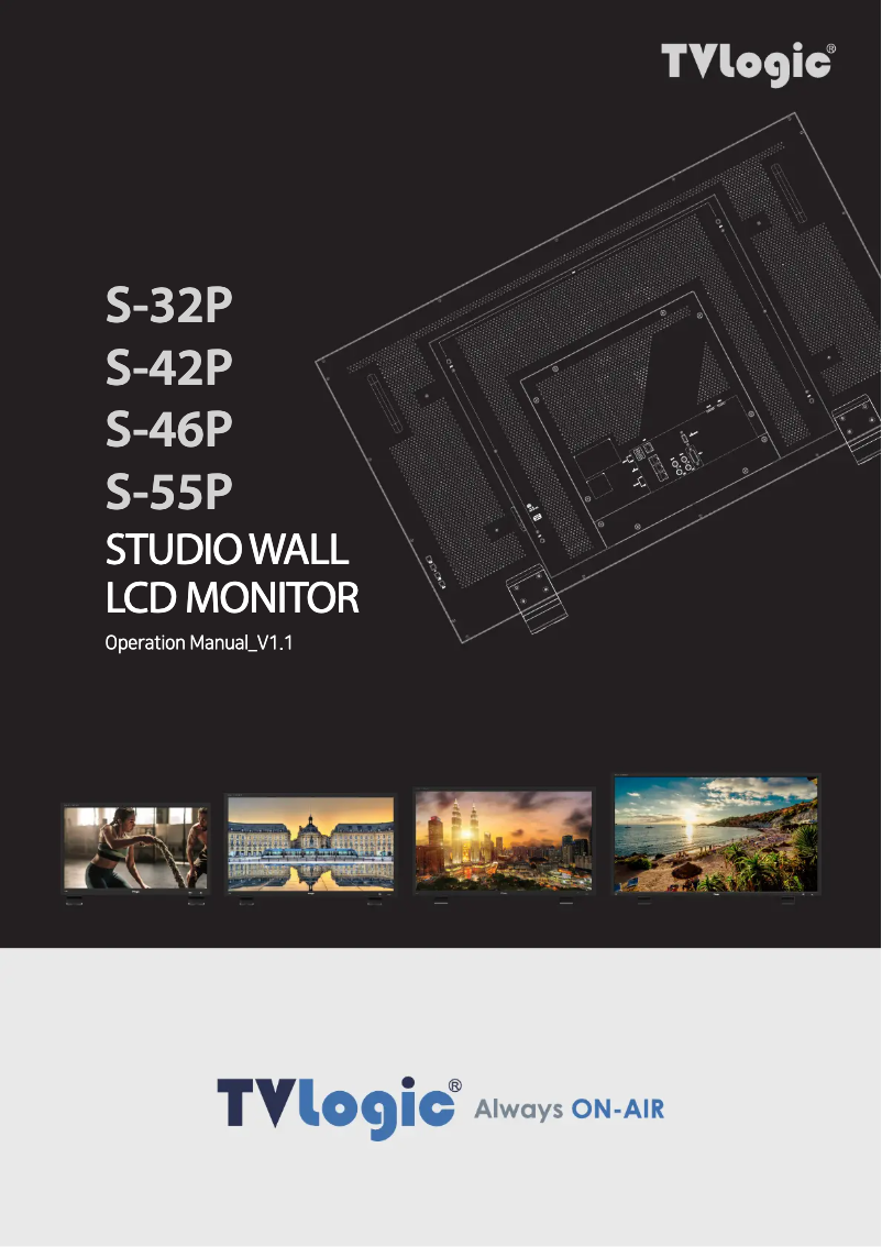 Page n°1 - Manuel utilisateur TVLogic S-32P