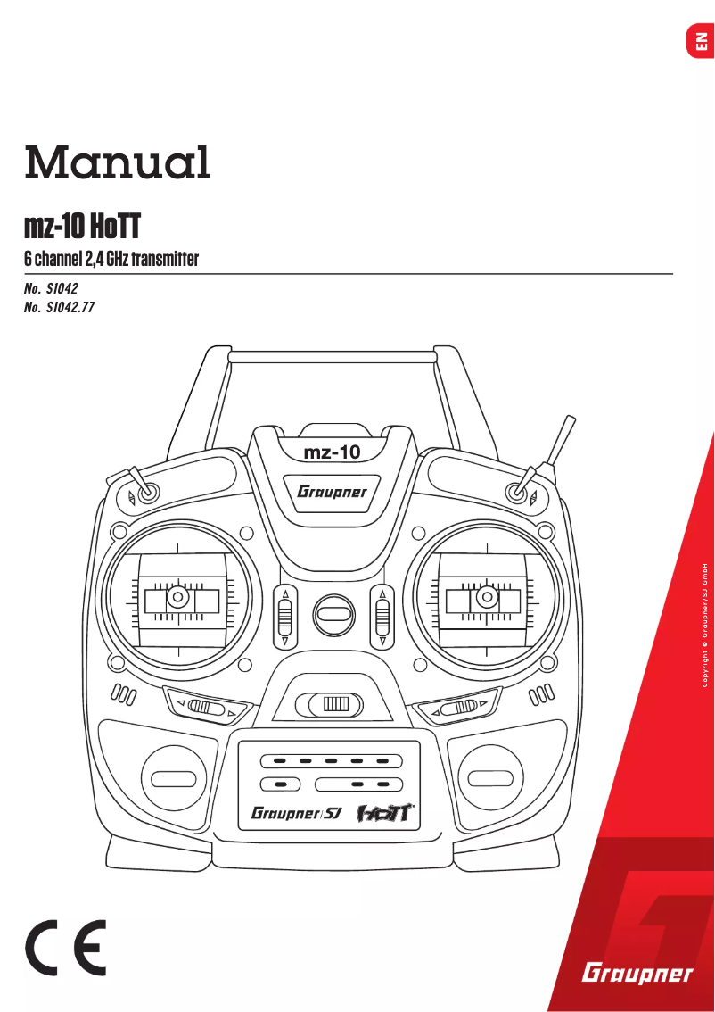Page 1 de la notice Manuel utilisateur Graupner S1042.77