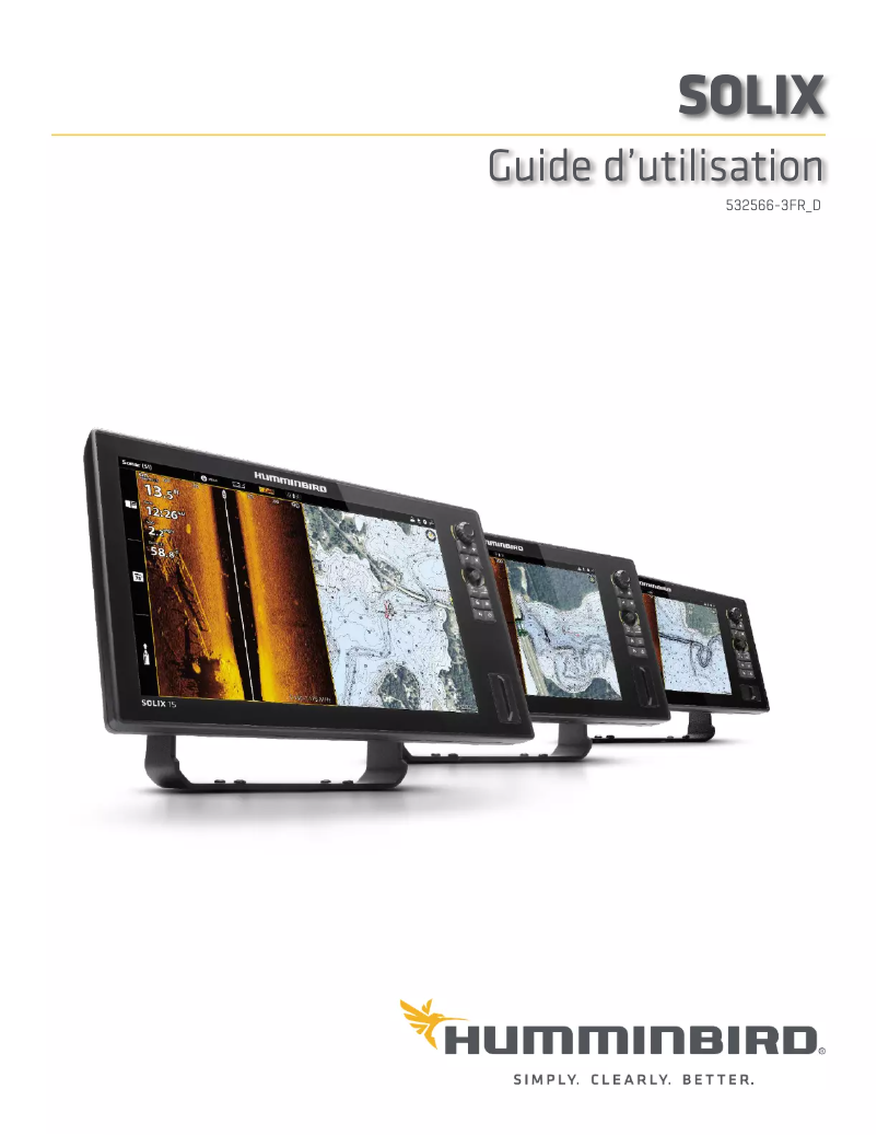 Página 1 del manual Manual de usuario Humminbird SOLIX 12 CHIRP MEGA SI+ G2