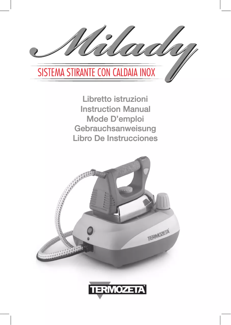 Image de la première page du manuel de l'appareil Milady