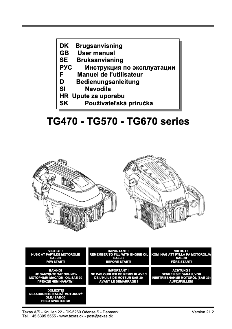Image de la première page du manuel de l'appareil Powerline TG570