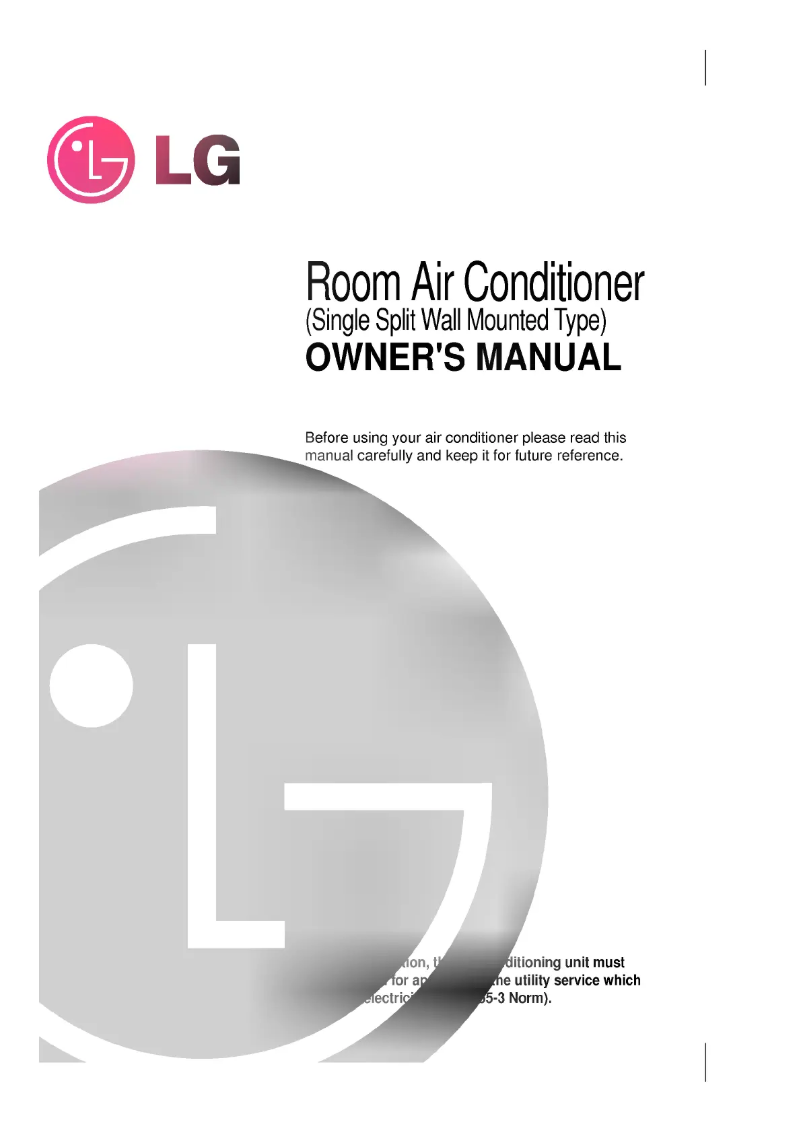 Page n°1 - Manuel utilisateur LG LS-J0960CL