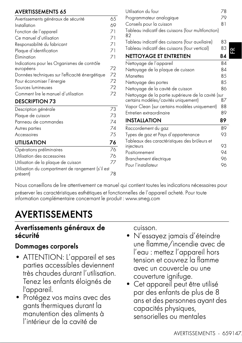 Imagen de la primera página del manual del dispositivo SY93-1