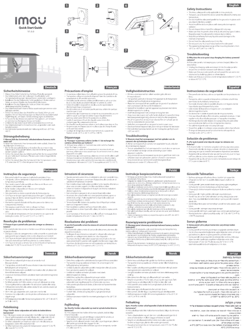 Page 1 de la notice Manuel utilisateur EVE Cell Go Solar Kit