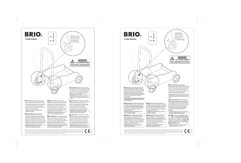 Image de la première page du manuel de l'appareil Toddler Wobbler