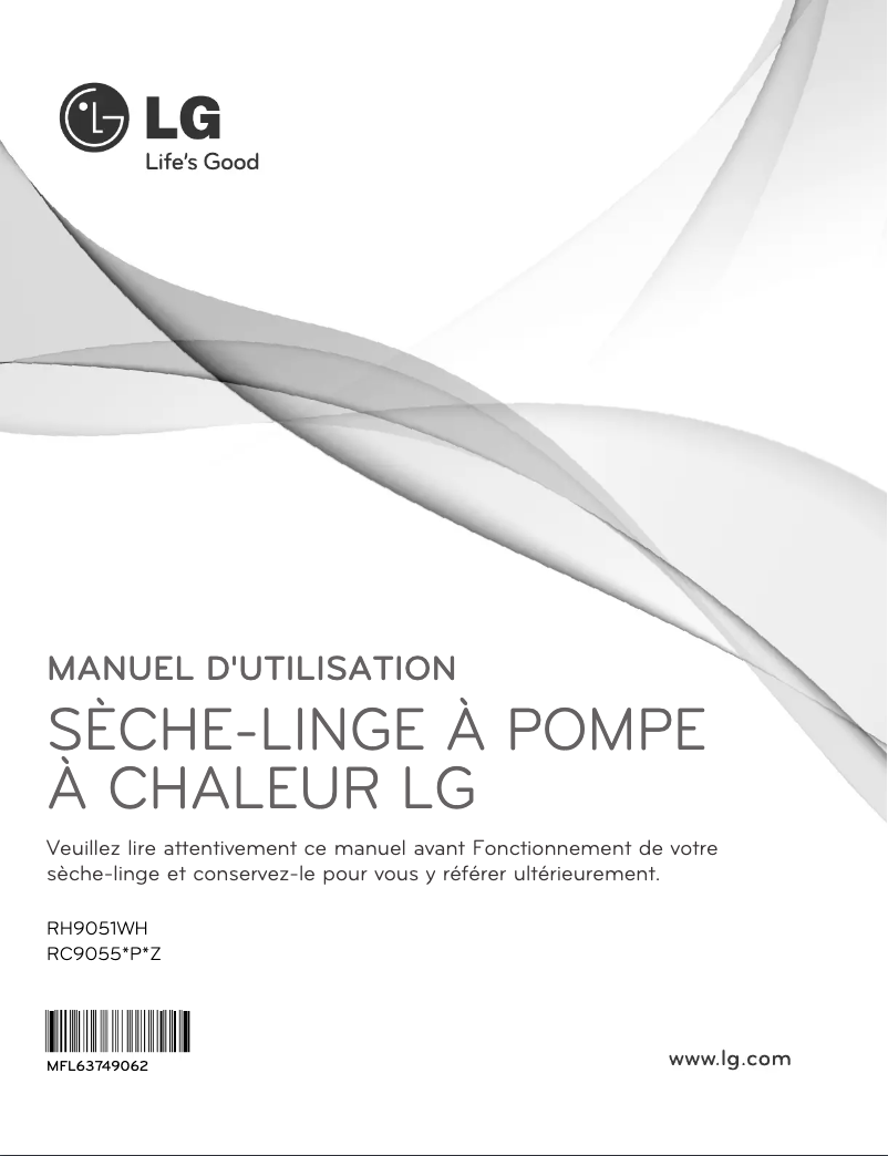 Image de la première page du manuel de l'appareil RC9055AP2Z