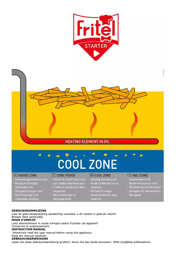 Image de la première page du manuel de l'appareil FR 1850 DUO