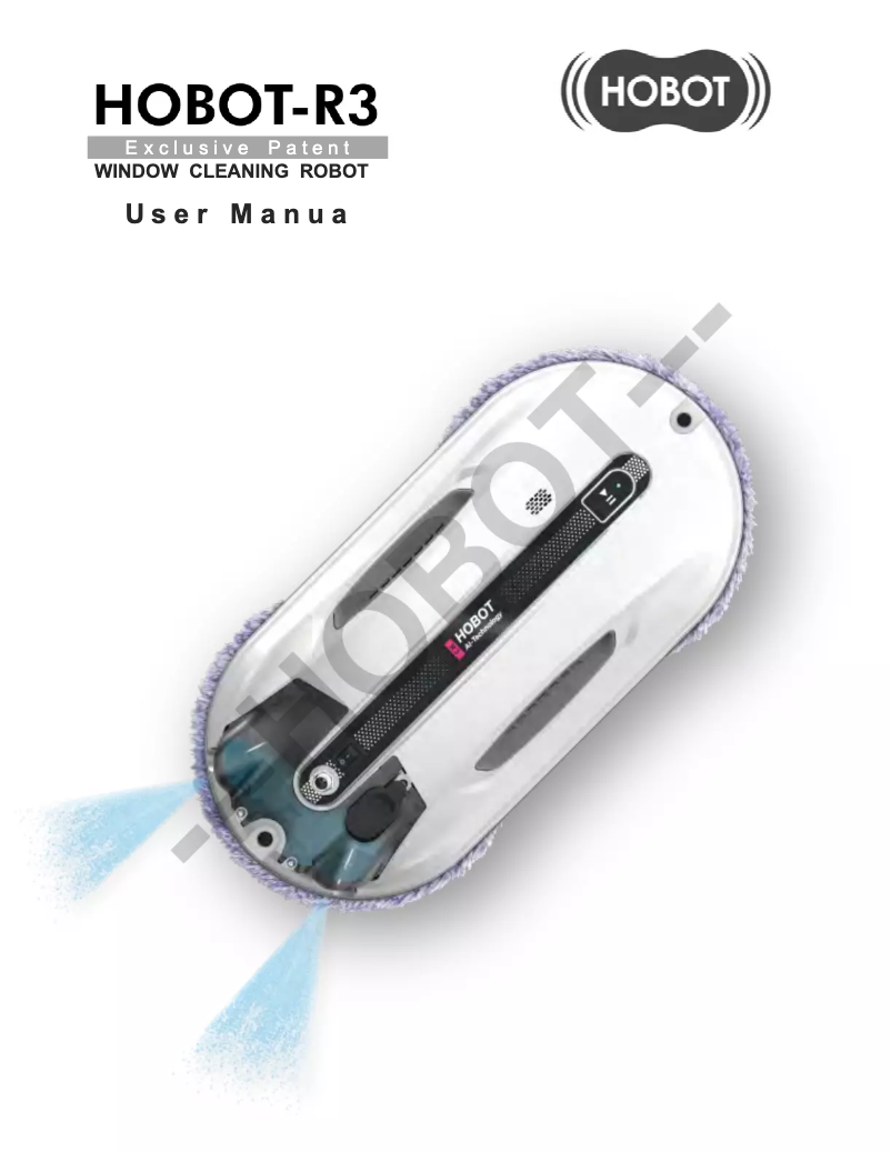 Page 1 de la notice Manuel utilisateur Hobot R3