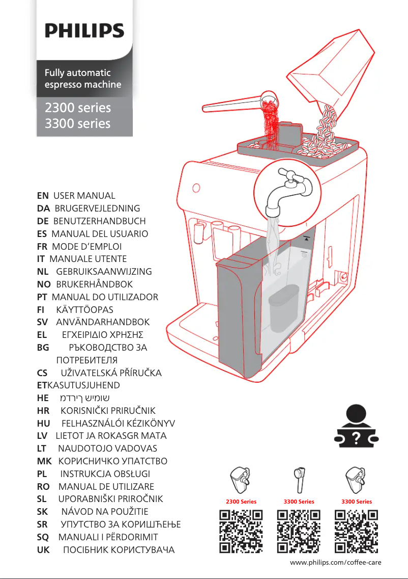 Page n°1 - Manuel utilisateur Philips 3300 Series EP3347