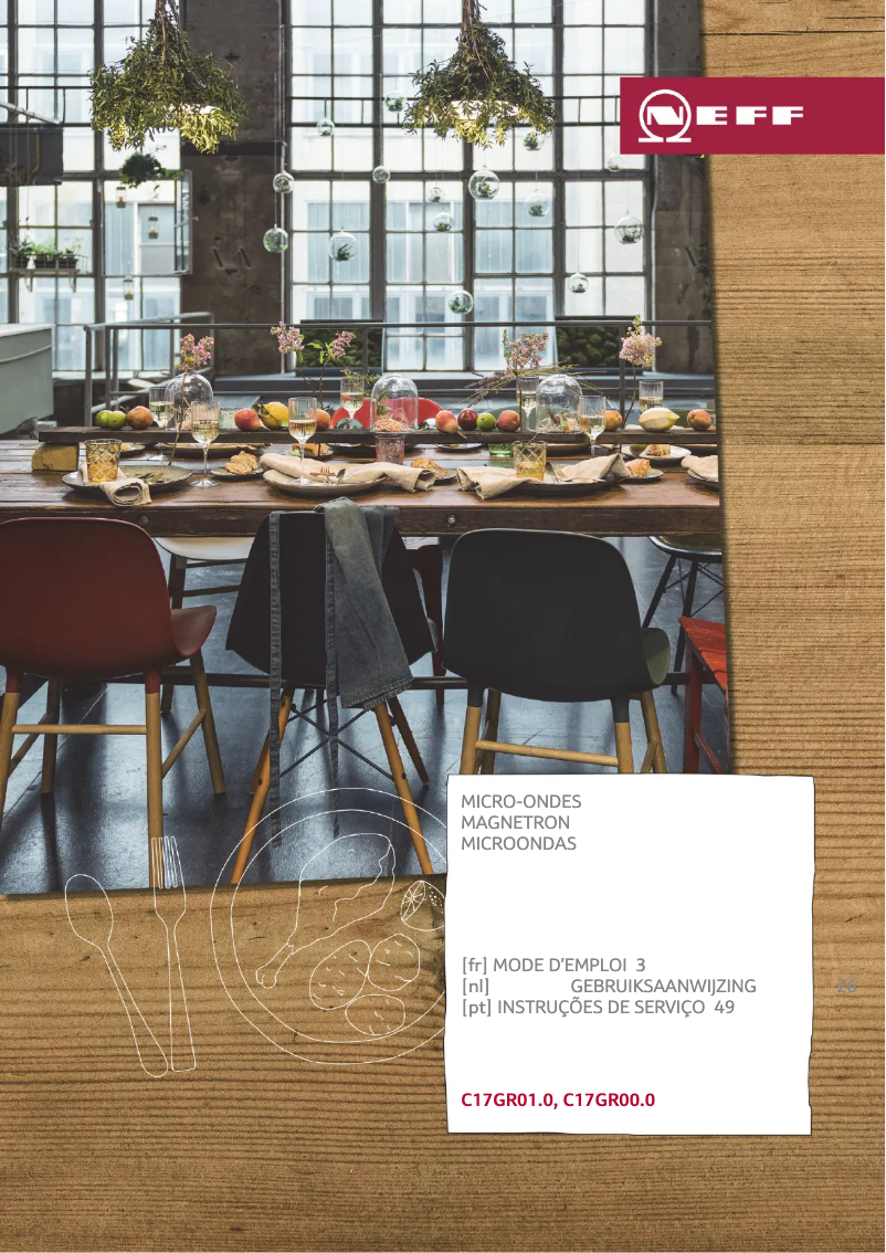 Page n°1 - Manuel utilisateur Neff C17GR01G0