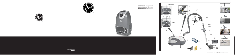 Page n°1 - Manuel utilisateur Hoover HE710HM 021