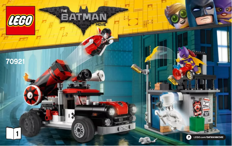 Page 1 de la notice Manuel utilisateur Lego Batman Movie 70921
