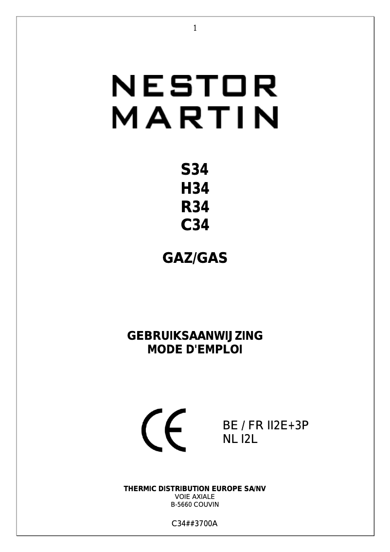 Image de la première page du manuel de l'appareil R34