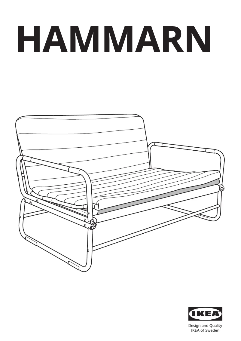 Page 1 de la notice Manuel utilisateur Ikea HAMMARN 903.543.27