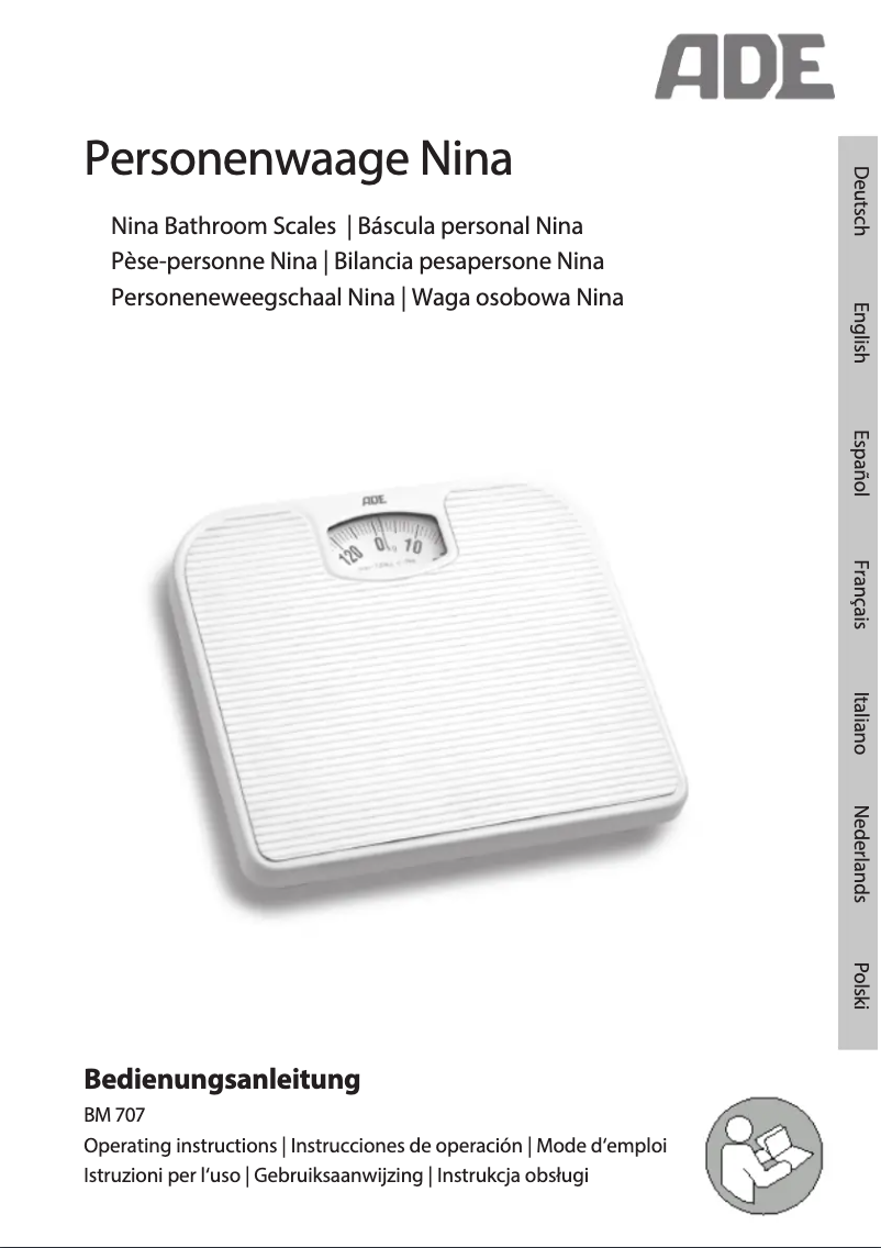 Page n°1 - Manuel utilisateur ADE Nina BM 707