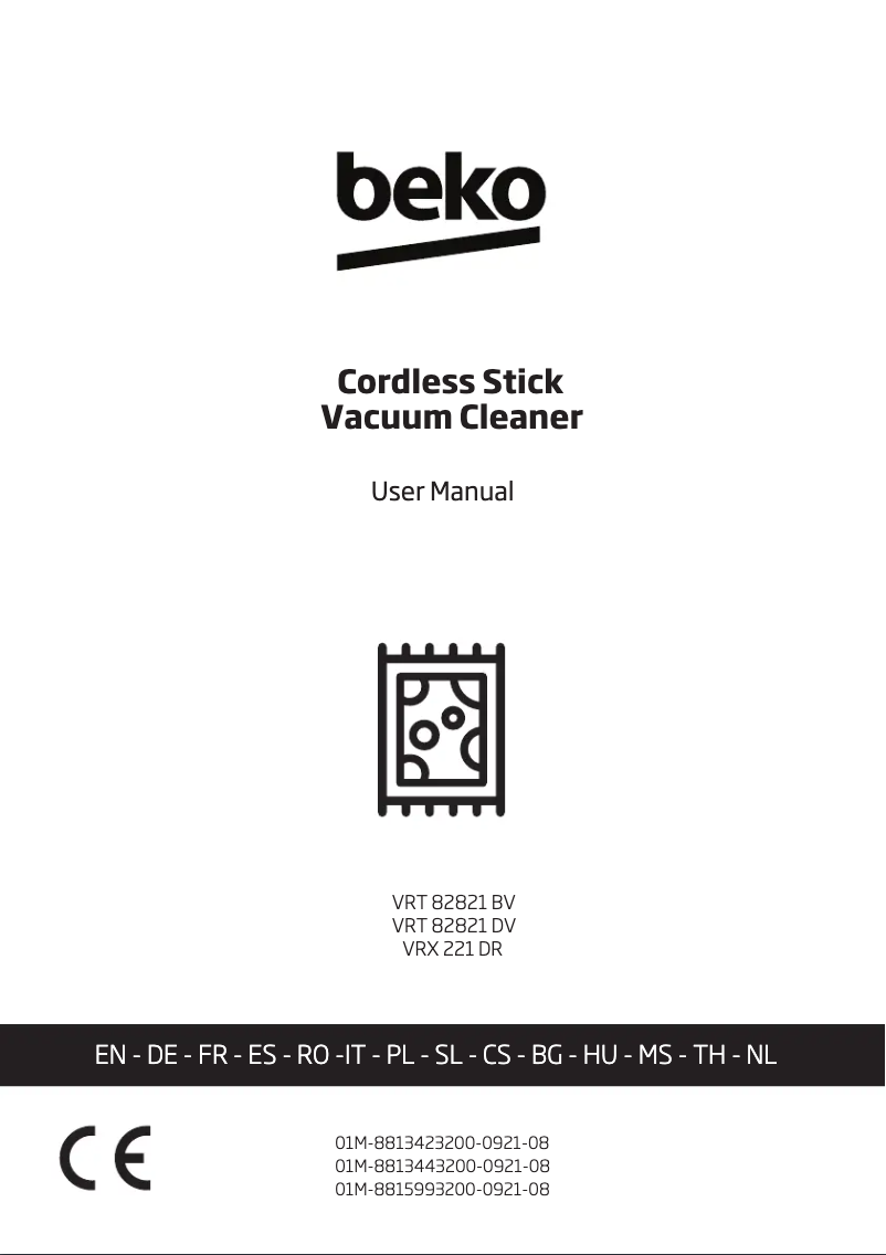 Page n°1 - Manuel utilisateur Beko VRX221DR