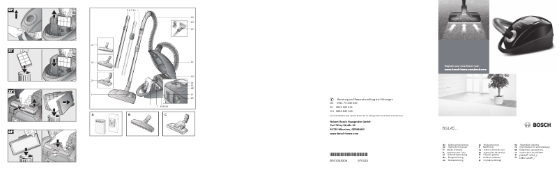 Página 1 del manual Manual de usuario Bosch BGB45332