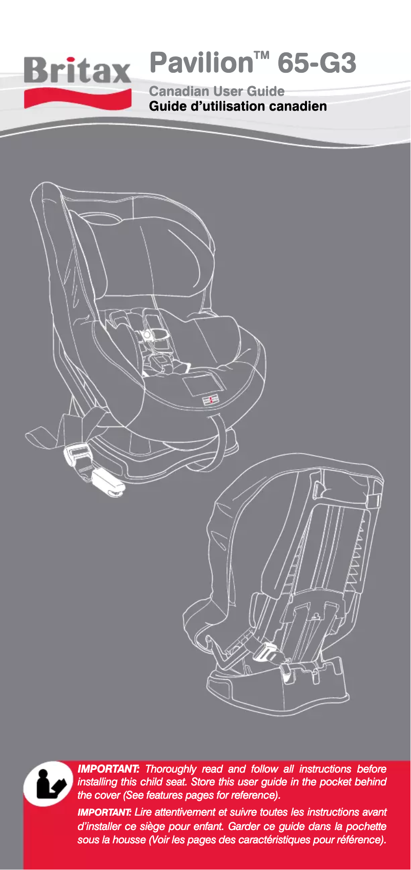 Page n°1 - Manuel utilisateur Britax Pavilion 65-G3