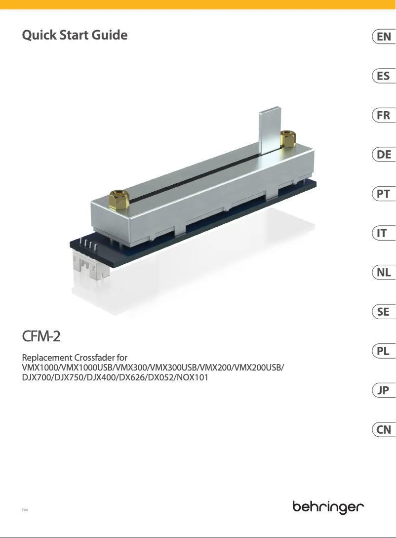 Image de la première page du manuel de l'appareil CFM-2