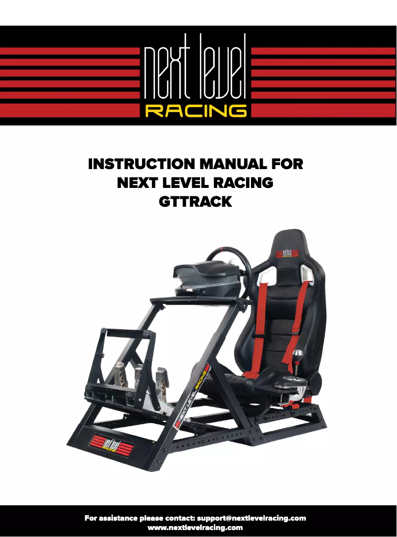 Image de la première page du manuel de l'appareil GT Track Cockpit