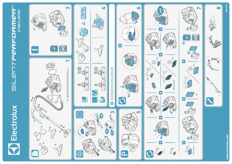 Page 1 de la notice Manuel utilisateur Electrolux ESPC71DBT