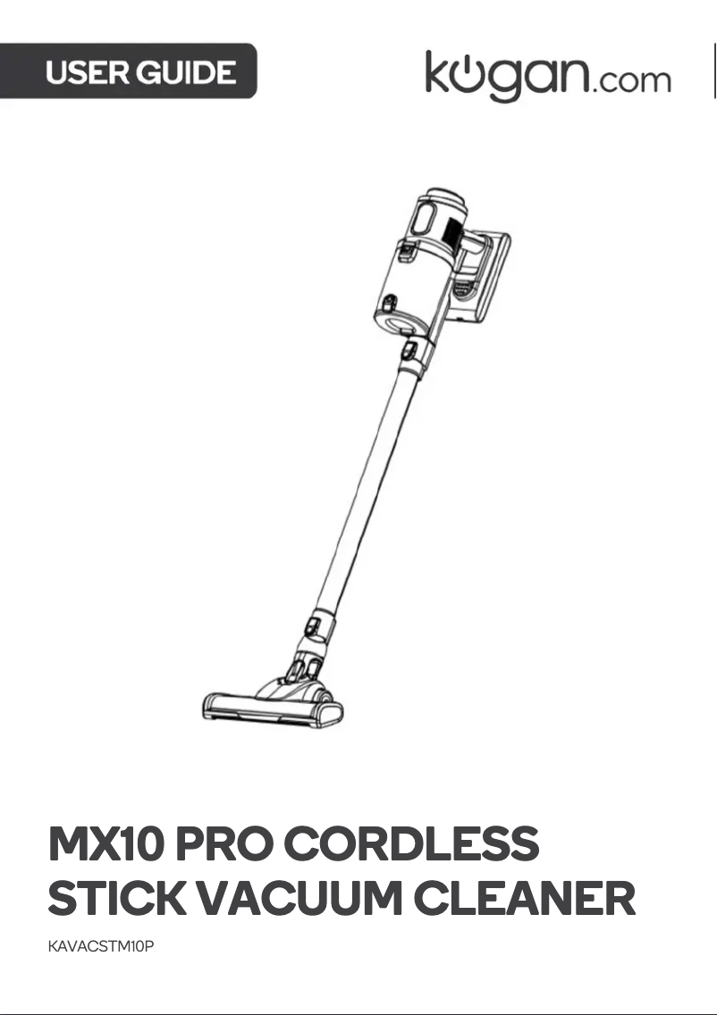 Page 1 de la notice Manuel utilisateur Kogan MX10 Pro Cordless