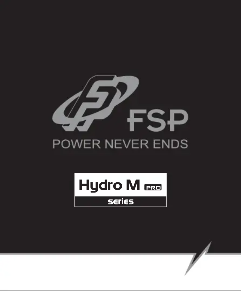 Image de la première page du manuel de l'appareil Hydro M Pro 600W ATX 2.52