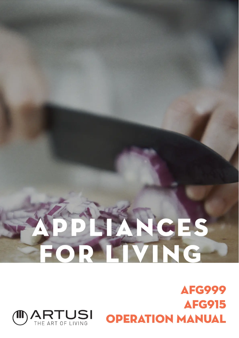 Page 1 of the manual User Manual Artusi AFG999B