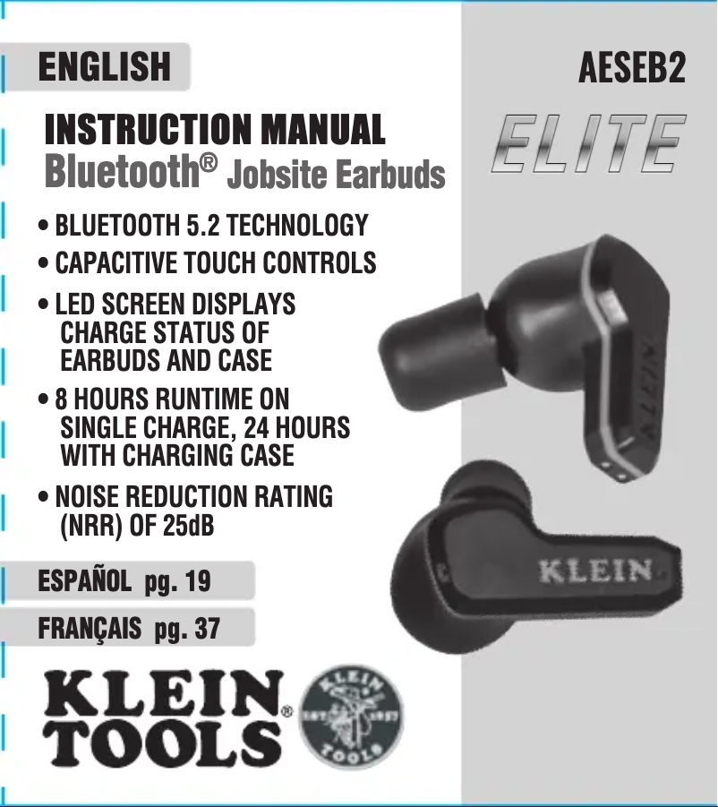 Image de la première page du manuel de l'appareil AESEB2